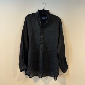 Polo by Ralph Lauren Black Blouse